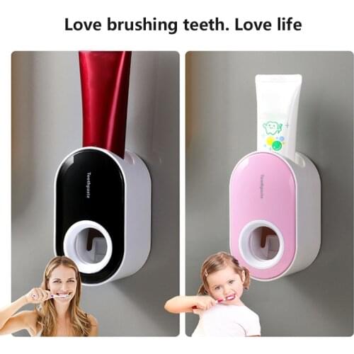 HOT!1PC Automatic Toothpaste Squeezer Hand Free Tooth Paste Squeezing Dispenser Easy Press Toothpaste Holder Bathroom Tools