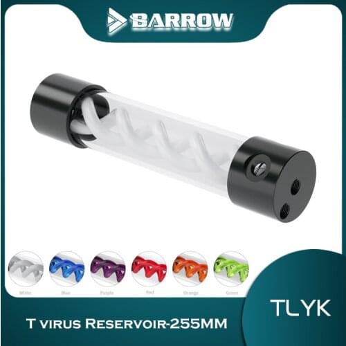 Barrow colorful DNA Transparent Reservoir Tank LRC 2.0 5V RGB come with UV / white lighting 205/255 length /50mm TLYK-255