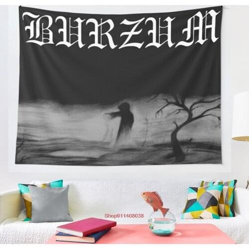 Burzum Flag tapestry Blanket Tapestry Wall Hanging Tapestries Bedroom Bedspread Throw Cover Astrology Divinatio Wall Decor