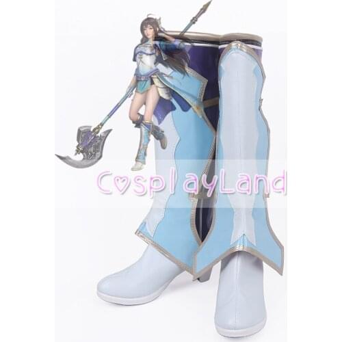 Dynasty Warriors 9 Shin Sangoku Musou Blast Xin Xianying Game Cosplay Boots Shoes for Adult Women Shoes Accessories Custom Made