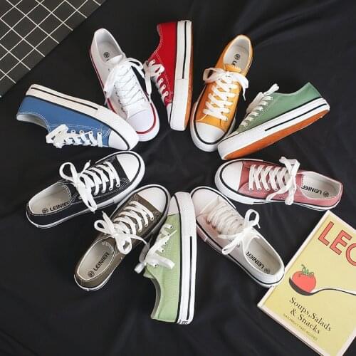 Woman Platform Shoes Summer New Fashion Women Shoes Casual Solid Canvas High Candy Color Women Casual Shoes Sneakers