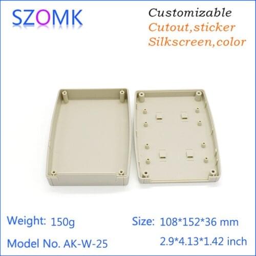 1 pcs) wall mount plastic instrument electronics case 108*152*36mm diy enclosure electric distribution box pcb enclosure