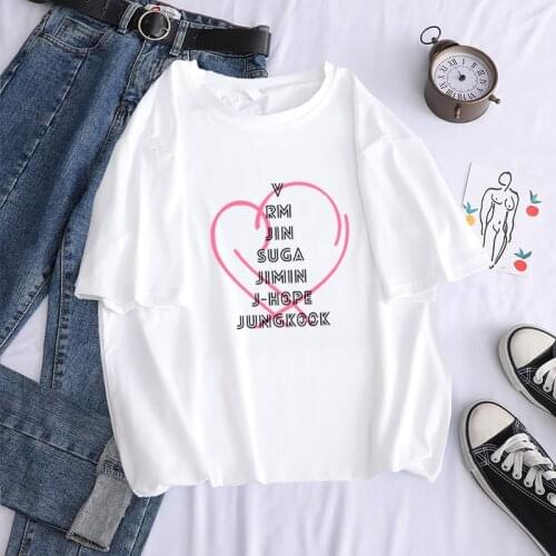 KPOP Korean Top Bulletproof Boy Scouts suga v jungkook rm jin jinmin Women Men Fashion Comfortable Unisex Clothing