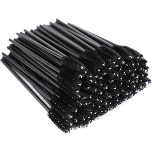 500/1000pcs Disposable Eye lashes Brush Makeup Mascara Wands Applicator Eyelash Comb Individual Lash Black Make Up Brush Tools