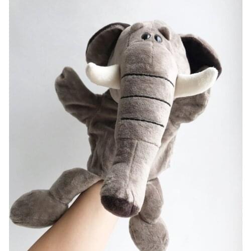 Brand Animal Plush Hand Puppets Cute Cartoon Story-telling Props Baby Soft Cloth Doll Educational Toy for Children Boy Girl Gift