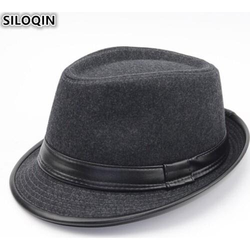 Мужские фетровые шляпы SILOQIN/思洛琴 China At AliExpress