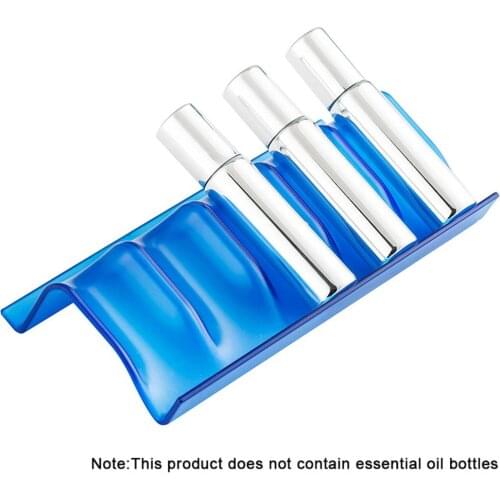 Essential Oil Bottle Display Stand Holder Drawer Storage Organizer Home Foldable Plastic Storage Organizer Rack Household