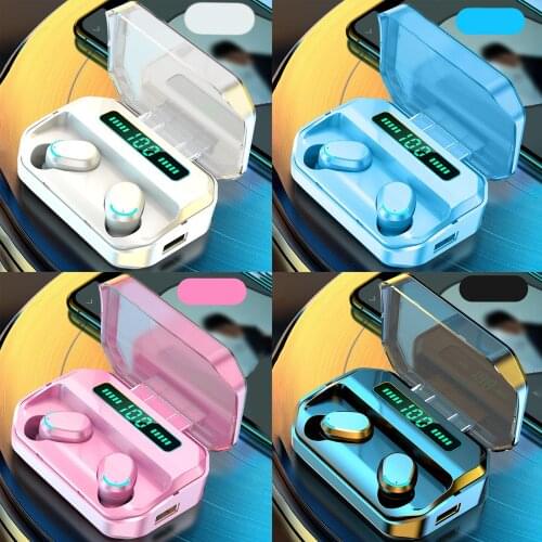 Sports Waterproof Bluetooth 5.0 TWS Stereo Headphone Headsets Earphones 2200mAh Universal Compatibility