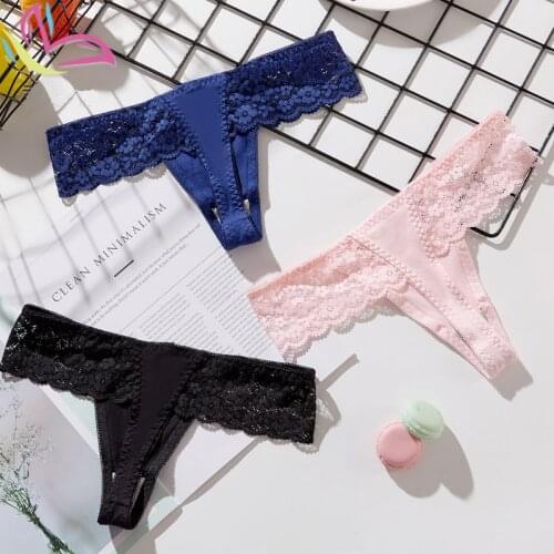 JULYS SONG Fashion Sexy 3pcs/lot New Womens Thong Cotton Panties Girl Briefs Underwear Lingerie String Sexy Ladies Briefs