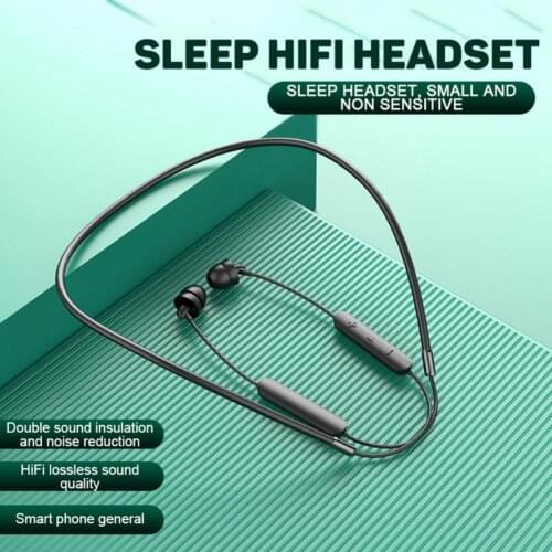 FD1 In-Ear Wireless Headphones Bluetooth-compatible 5.0 Music Sleep Earphone Neckband Headset with Mic