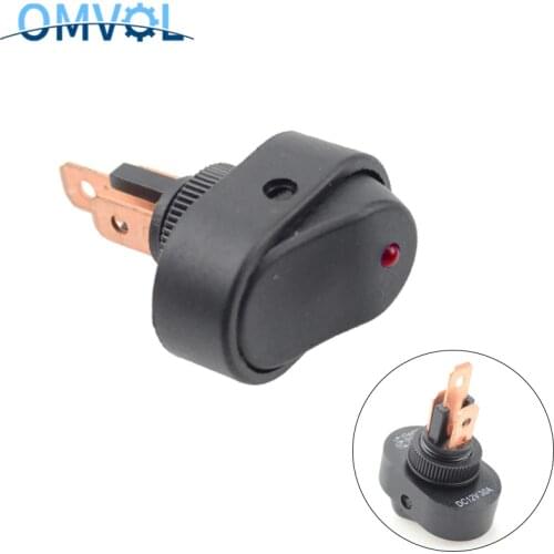 1PC Car Modification led illuminated rocker switch 12V 30A red/green/ yellow/blue