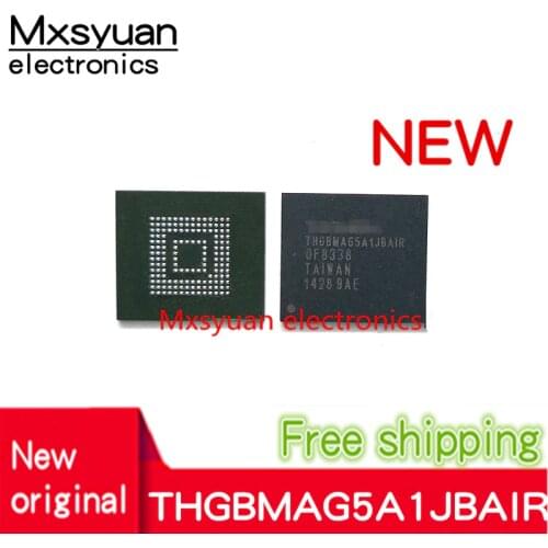2PCS~20PCS/LOT THGBMAG5A1JBAIR THGBMAG5A1JBA1R New bga153ball EMMC 4.5 4G LCD TV hard disk IC