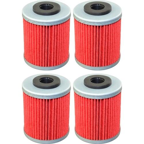 4Pcs Motorcycle Engine Parts Oil Grid Filters For POLARIS OUTLAW 525 525 2008-2009 Short Motorbike Filter