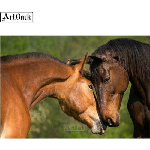 5d diamond painting horse icon full square & round animal canvas diamond mosaic embroidery diamond art sticker