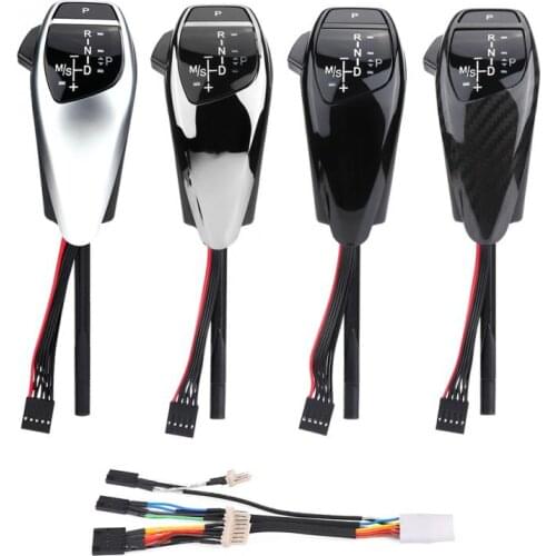 Car modification LHD Automatic LED Gear Shift Knob Shifter Lever handle Car Styling for BMW E46 E60 E61 E63 E64