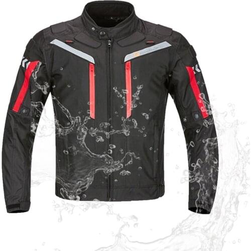 Motorcycle Racing Jackets Body Protection Guard Pants Waterproof Clothing Motocross Motorbike Jacket Trousers Suits CE Protector