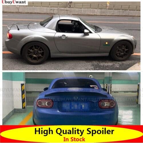For MX5 NC NCEC Roster Miata EPA Type 2009-2015 Carbon Fiber Rear Trunk Spoiler Car Rear Lip Wing Spoiler (PRHT Hard Top Only)