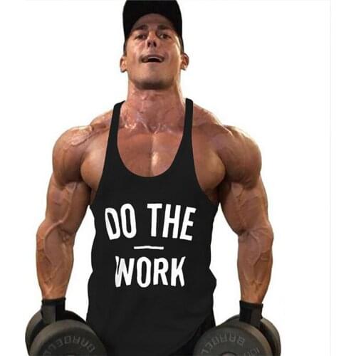 Brand gym clothing bodybuilding stringer tank tops men fitness singlets men workout tank tops sleeveless shirt