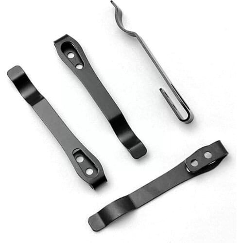 Tool DIY Accessories Folding Knife Holder Steel Back Clip Knife Clip Holder Accessories Knife Outddor Pocket B2M2