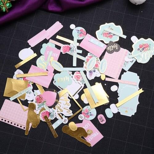 2020 Lovedoki Dokibook Stickers A5 A6 A7 gold ruler custom scrapbooking sticker set DIY cute kawaii stationery Free shipping