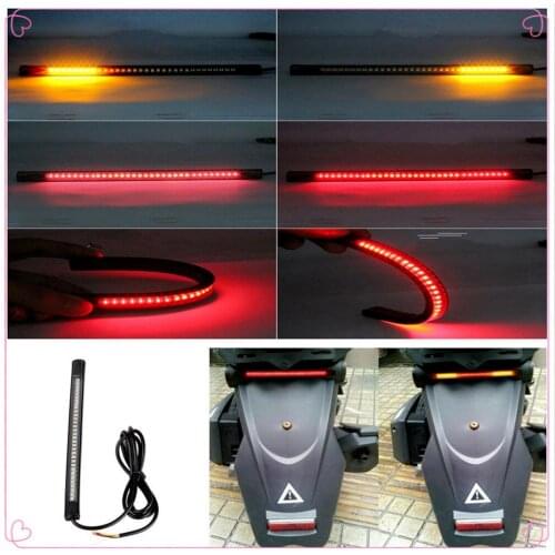 Motorcycle Strip LED Tail Brake Stop Turn Signal Light for HONDA CBF600 SA CBR600F hoRnet 250 cb400 CB599 CB600 HORNET