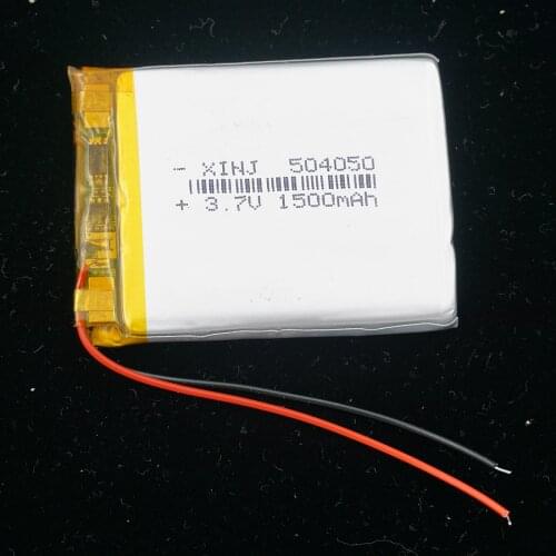 XINJ 3.7V 1500 mAh Polymer Rechargeable Li Lithium Battery Cell 504050 For E-Book Camera MP4 Driving Recorder DIY Phone PDA
