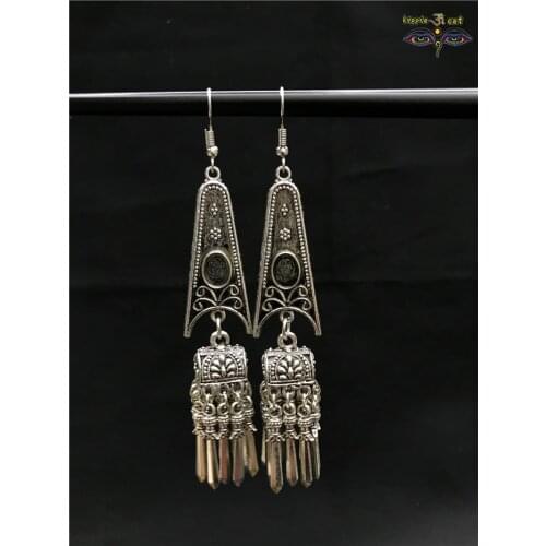 Eastern Code Fashion Collection Silver Earrings Multi-style Miao Silver Earrings Pendant Free Shipping