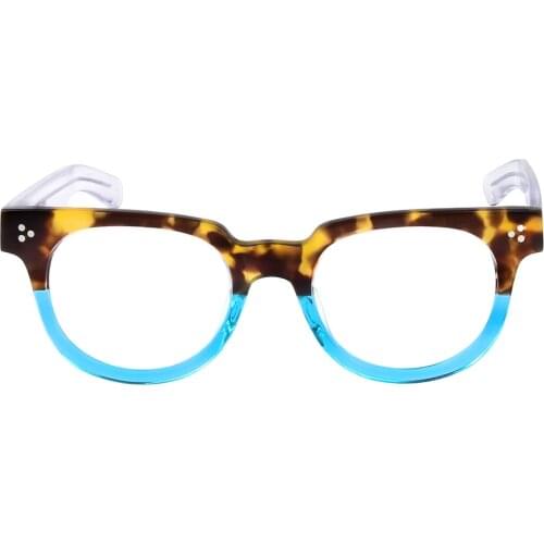 High Quality Acetate Round Glasses Frame Men Retro Prescription Glasses Women Optical Spectacle Frame OV5358