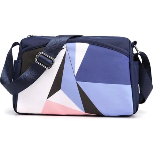 Nylon Womens Shoulder Bags Girls Bags Fashion Ladies Handbags Splice Female Crossbody Bags Casual Messenger Bags for Women Bags