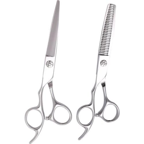 6 Inch Japan 440c Stainless Steel Left-handed Hair Shears Scissors Barber Scissor