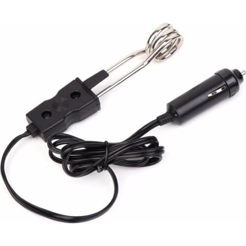 24V Portable Electric Car Boiled Water Tea Immersion Heater For Camping Picnic