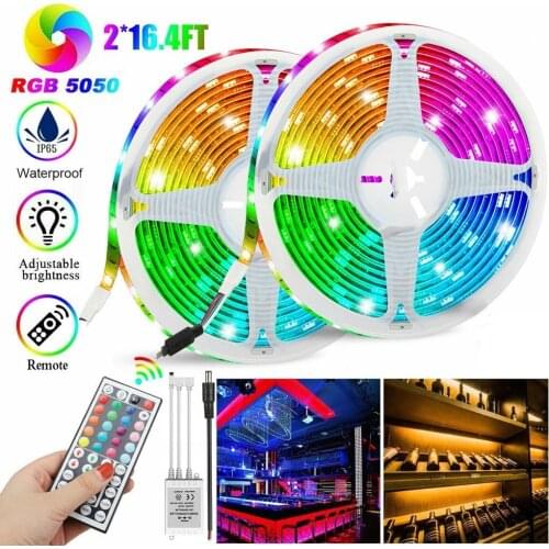 Led Strip 10m 3528 Smd Rgb 600 Led Strip Light String Tape+44 Key Ir Remote Control Ribbon Glow Party Supplies Remote Control