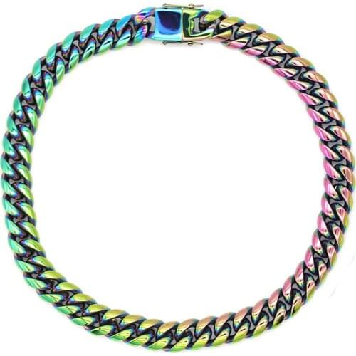 Hip hop Jewelry Vibrant Look Signature Miami Cuban Chain With Modern Classic Design And Durable Quality Cuban Link Choker