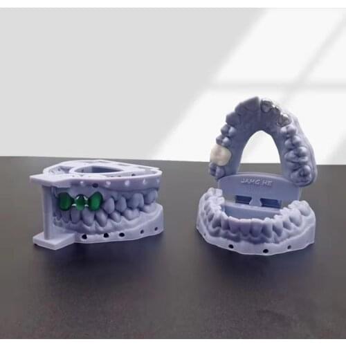 DLP LCD SLA 3D Printer Photo polymer Resin Dental Teeth Model Resin for Orthodontic restoration implant