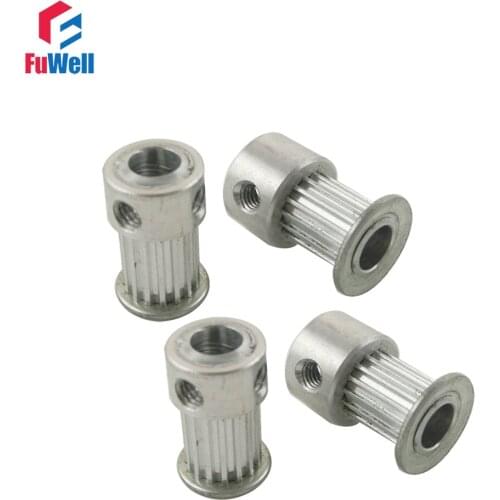 4pcs 16T MXL Timing Pulleys 4/5/6mm Inner Bore 11mm Belt Width 2.032mm Pitch 16Teeth Aluminum Alloy Synchronous Belt Pulleys