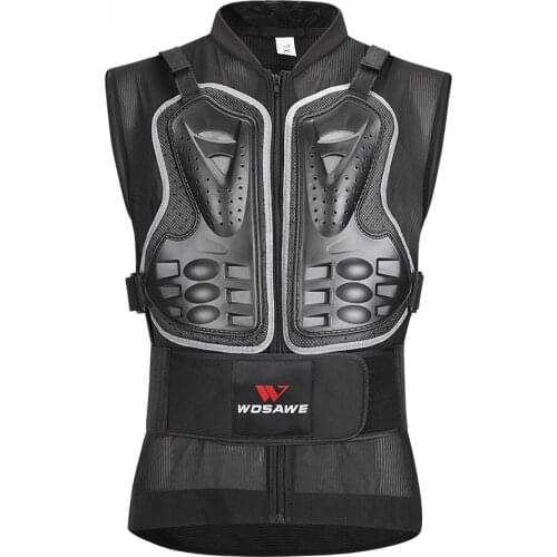 Authentic Sports Motorcycle Armor Protector Vest Body Support Bandage Motocross Guard Brace Protective Gear Chest Ski Protection