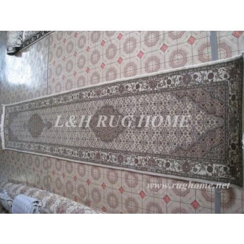 Free shipping 2.5'x12' 160 Line persian woolen carpet , hand knotted woolen persian runner Oriental Persian Area Rug
