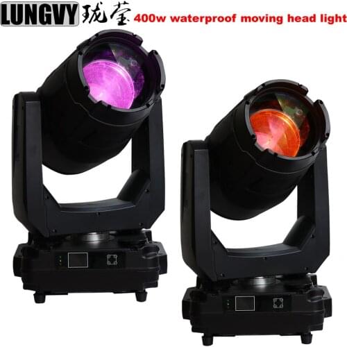 Free Shipping 2pcs/lot Outdoor Sky Beam Moving Head Light Waterproof Ip55 DMX512 Stage 400W Beam Light