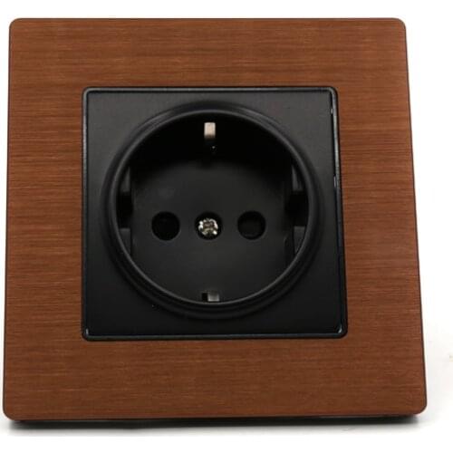 ONE Pieces EU version AC 20A power Receptacles wall outlet audio grade socket