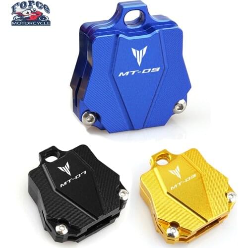For Yamaha MT03 MT07 MT09 MT 03 07 09 MT-03 MT-07 MT-09 Moto Key Case Cover Shell Cap Protection Accessories (Key Without Chip)