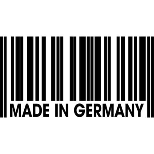 CS-1125#23*12cm Made in Germany funny car sticker vinyl decal white/black for auto car stickers styling