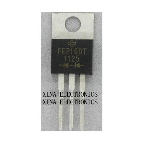 FEP16DT FEP16 16A 200V TO-220 ROHS ORIGINAL 10PCS/lot Free Shipping Electronics composition kit