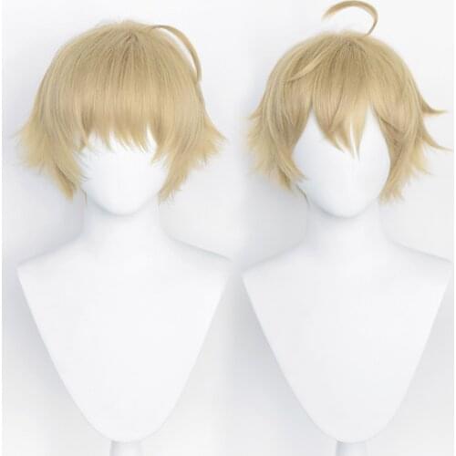 Genshin Impact Tohma Cosplay Wig Heat Resistant Synthetic Hair Carnival Halloween Party Props