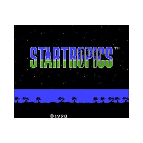 Startropics Region Free 60 Pin 8Bit Game Card For Subor Game Players