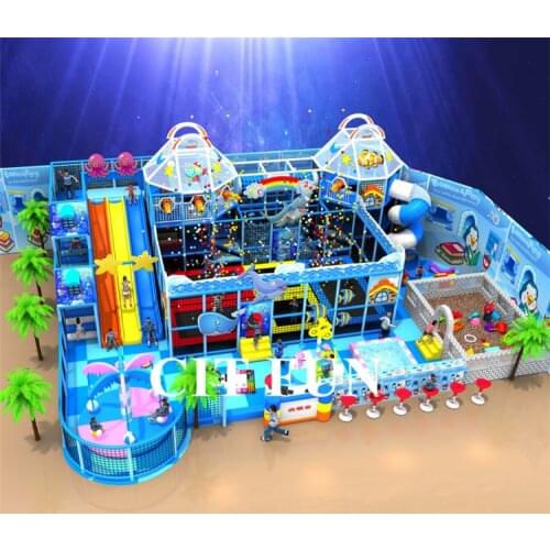 Customize New Design Childrens best love Ocean World Play Center Game indoor Playground area IP-205A