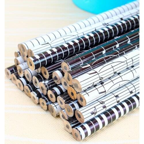 36pcs Musical Note Pencil 2B Standard Round Pencils Piano Notes Writing Drawing Tool Stationery School Student Gift