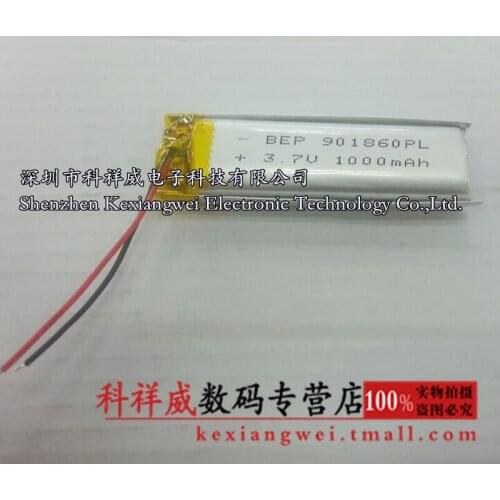 Brown 3.7V lithium polymer battery 901860091860 large capacity battery built-in recorder Rechargeable Li-ion Cell