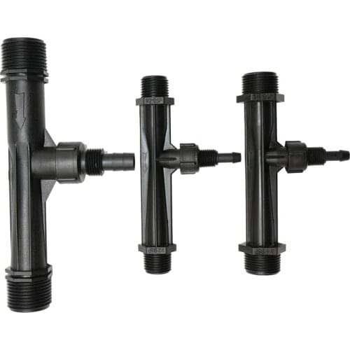 Male 1/2" 3/4" 1" Irrigation Venturi fertilizer injector Automatic Fertilizer Kit Irrigation Venturi Mixer Injectors 1pcs