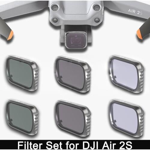 ORBMART Lens Filter for DJI Air 2S Drone CPL UV ND 4 8 16 32 64 STAR NIGHT Camera Filters Set for DJI Air 2S Accessories