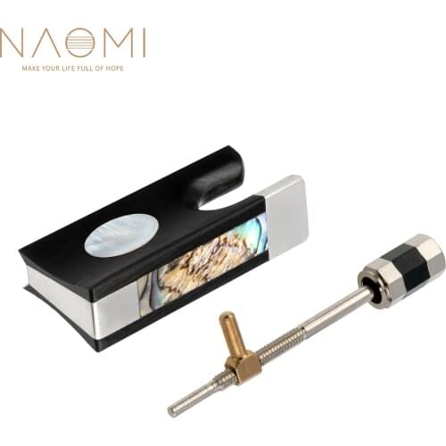 NAOMI Ebony Violin Bow Frog w/ Pearl Inlay For 4/4 Carbon Fiber Violin Bow Or Brazilwood Bow Violin Parts Accessories